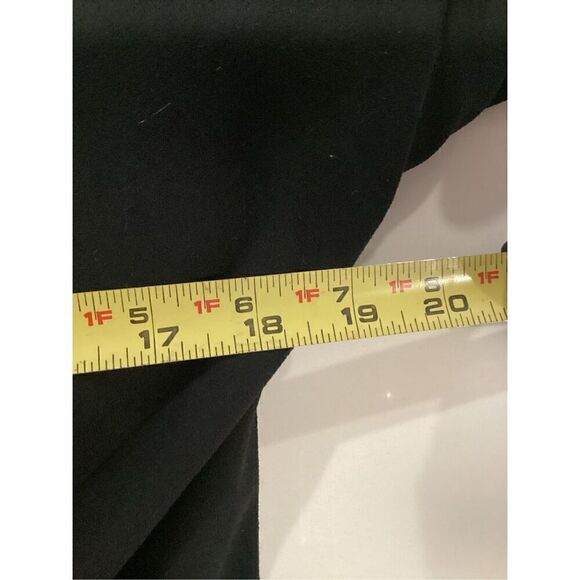 Marine Layer Nellie Black Crepe Jumpsuit Sz M Pockets Elastic Waist - Picture 9 of 11